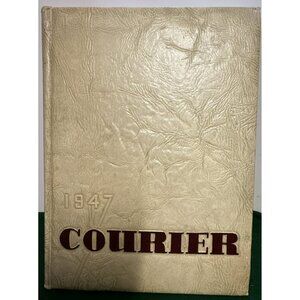 1947 Boise High School Courier Yearbook 1947 Idaho  Vintage